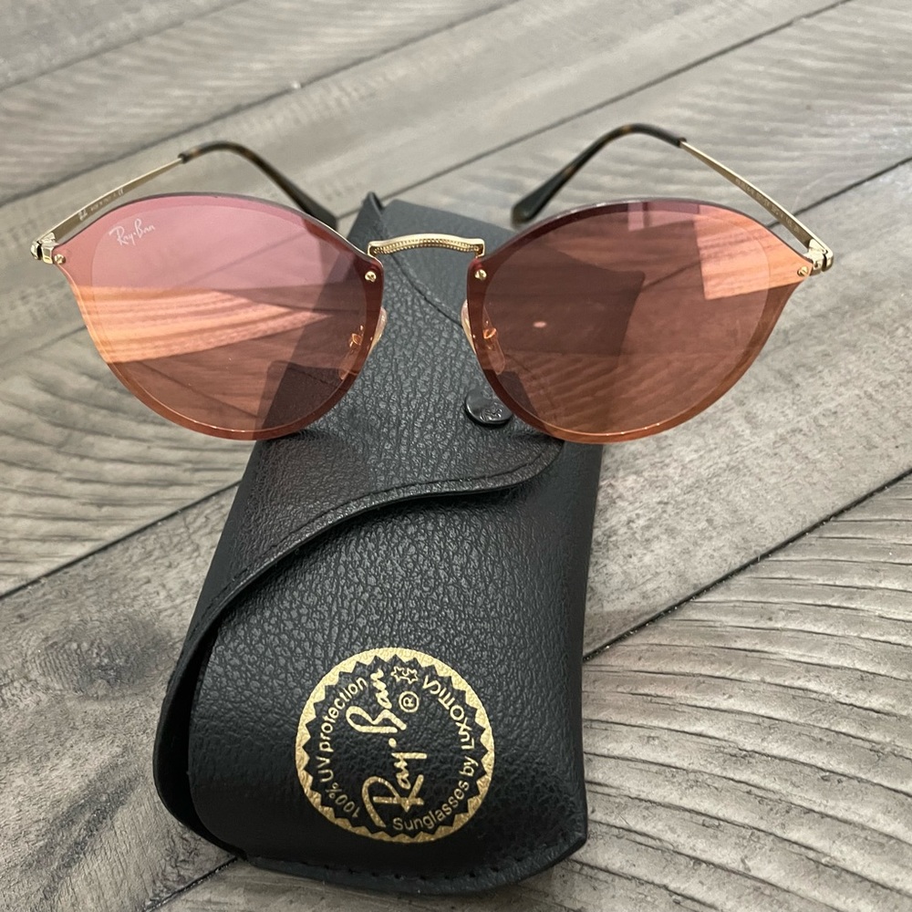 RAY-BAN BLAZE ROUND SUNGLASSES✨